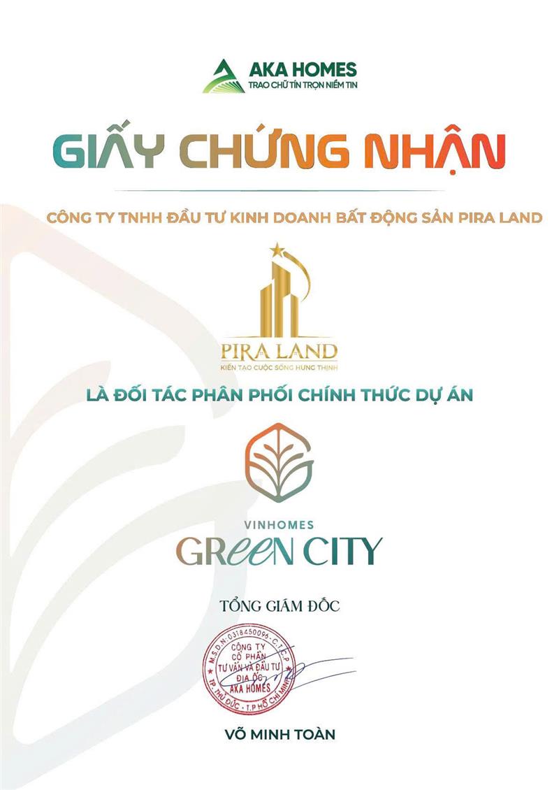 Chứng chỉ Piraland (4)